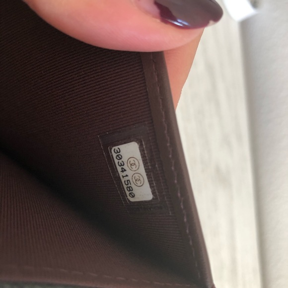 Bnib Chanel passport card wallet black caviar shw - Picture 8 of 8